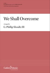 We Shall Overcome SATB choral sheet music cover